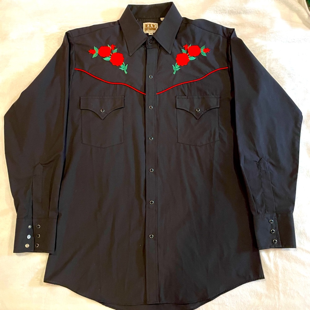 Rose cowboy shirt